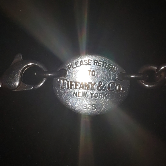 Authentic Tiffany & Co Oval Tag Necklace - Picture 3 of 6